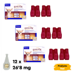 Effitix antiparasitario Pack Ahorro 12 pipetas para perros mini (1,5-4kg)