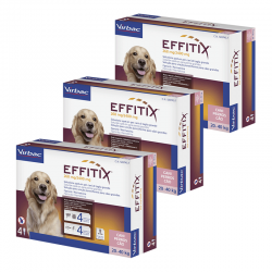 Effitix antiparasitario Pack Ahorro 12 pipetas para perros grandes (20-40kg)