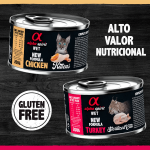 Alpha Spirit pack Latas para gatitos de Pollo
