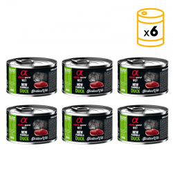 Alpha Spirit pack Latas para gatos Esterilizados de Pato