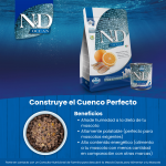 Farmina ND Dog Ocean Pumpkin Puppy Bacalao comida húmeda para cachorros 6x285grs