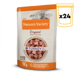Pack sobres Natures Variety Original para gato adulto con pavo