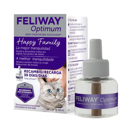 Feliway Optimum Recarga para Difusores Feliway 3 unidades