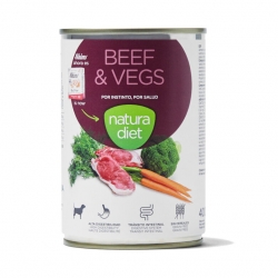 Natura Diet Beef&Vegs Comida Húmeda para Perros Con Ternera