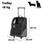 Trolley Mochilla Nylon Trixie Hasta 8 Kg