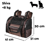 Mochilla Shiva Nylon Hasta 8 Kg Marron