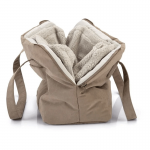 Designed By Lotte Bolso para perros Bundu color Beige