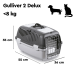 Stefanplast Transportín para Perros y Gatos Gulliver Delux