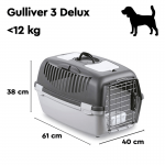 Stefanplast Transportín para Perros y Gatos Gulliver Delux