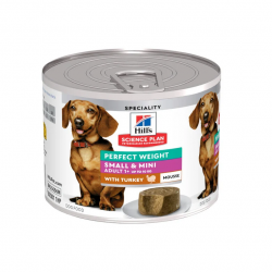 Hills Science Plan Small & Mini Perfect Weight Comida Húmeda Para Perros Pequeños con Pavo