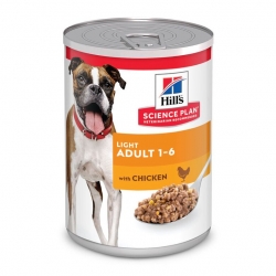Hills Science Plan Adult Light Comida Húmeda Para Perros con Pollo