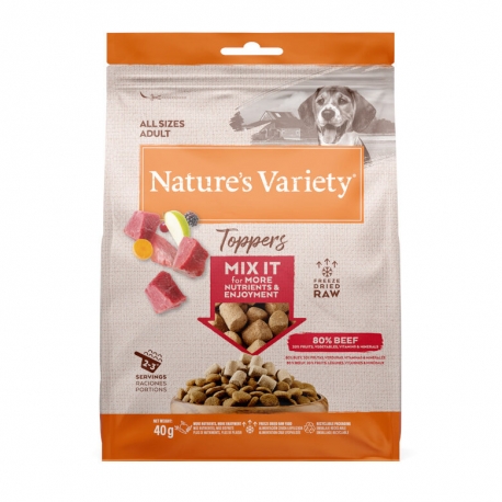 Toppers para Perros con Sabor a Ternera Nature´s Variety