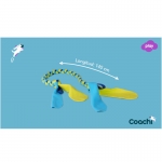 Coachi Tuggi Tug Juguete de Cuerda para Perros Azul/Lima