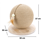 Rascador para Gatos Bola de Madera Designed By Lotte