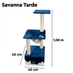 Nayeco Rascador para gatos Savanna Tarde Azul