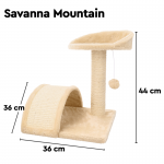 Nayeco Rascador par gatos Savanna Mountain Blanco