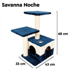 Nayeco Rascador para gatos Savanna Noche Azul
