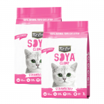 Kit Cat Arena para Gatos Eco SoyaClump Aroma Fresa