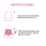 Weego Baby Powder Arena Aglomerante para Gatos Aroma Talco