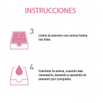 Weego Baby Powder Arena Aglomerante para Gatos Aroma Talco