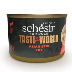 Schesir Taste The World Comida Húmeda para Perros Pollo Salteado Asiatico