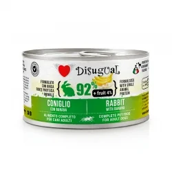 Disugual Comida Húmeda para Perros Lata de Cordero y Banana
