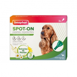 Beaphar Sport-On Pipetas Repelentes Naturales para Perros Medianos