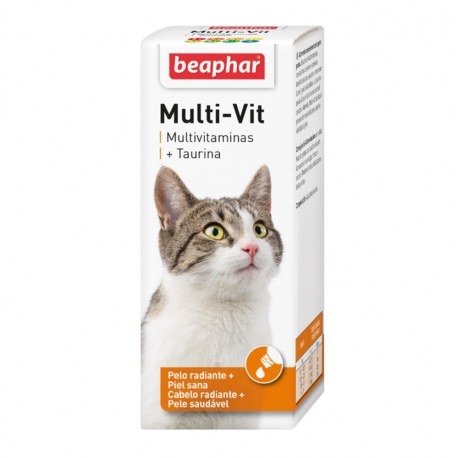 Beaphar Multi-Vit Aceite Multivitaminas Con Taurina Para Gatos