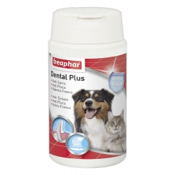 Beaphar Dental Plus Polvos para Higiene Bucodental de Perros y Gatos