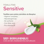 Beaphar Sensitive Toallitas Húmedas Hipoalergénicas para Perros y Gatos
