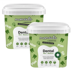 Moments Snack Dental Mini Medium Snack para Perros Pequeños y Medianos