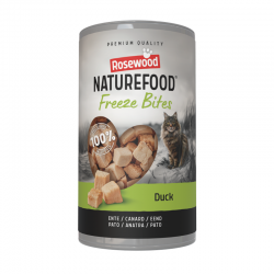 Rosewood Naturefood Freeze Bites Snack para Gatos con Pato