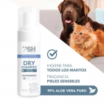 PSH Dry Shampoo Foam Champú en Seco Para Perros Y Gatos
