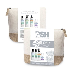 PSH Pet Travel Pack para Perros Neceser + Pack Aloe Vera + Paw Protector