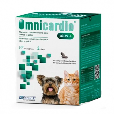 Hifarmax omnicardio perros y gatos. Comprimidos