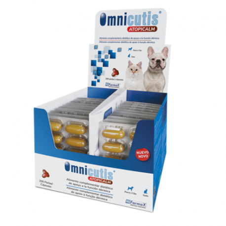 Omnicutis Atopicalm Suplemento Para Perros y Gatos con Dermatitis Atópica Hifarmax