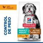 Hills Science Plan Perfect Weight & Active Mobility pienso para perros medianos sabor pollo