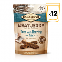 Carnilove Dog Adulto Jerky en filetes sabor Pato y Arenques