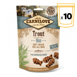 Carnilove Dog Snack Semihúmedo sabor Trucha Eneldo