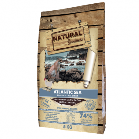 Natural Greatness Atlantic Sea Pienso Para Gatos Esterilizados y Senior