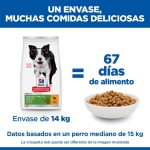 Pienso Hills Science Plan Vitality para perros medianos senior con pollo y arroz