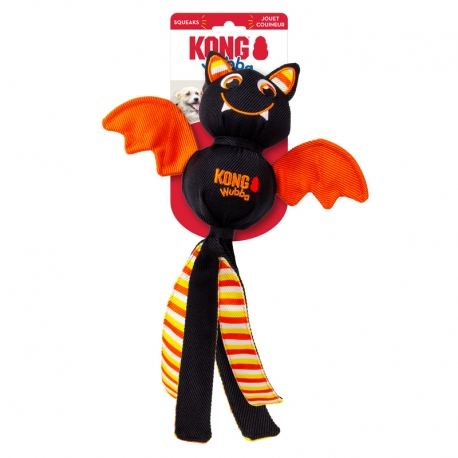 Kong Peluche Para Perros Wubba Murciélago de Halloween