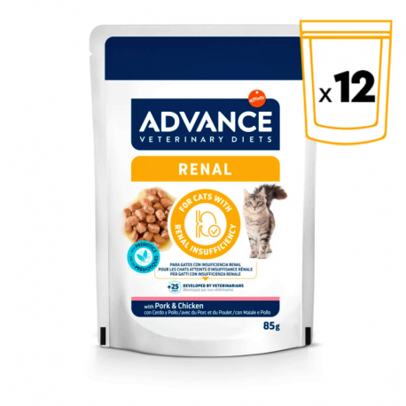 Comida Húmeda para Gatos con Problemas Renales Advance Veterinary Diets