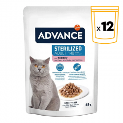 Comida Húmeda de Pavo para Gatos Esterilizados Advance