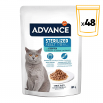 Comida Húmeda de Bacalao para Gatos Esterilizados Advance