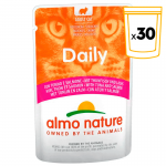Almo Nature Daily Comida Húmeda para Gatos Bocaditos de Atún y Salmón