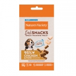 Nature's Variety DeliSnacks Puppy Snack para Cachorros Bocaditos con Pollo y Cerdo