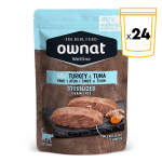 Ownat Wetline comida húmeda para gatos sterilised turkey & tuna