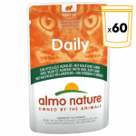 Almo Nature Daily Comida Húmeda para Gatos Bocaditos de Ternera y Cordero