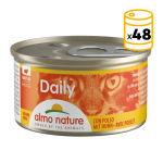 Almo Nature Daily Comida Húmeda en Mousse para Gatos con Pollo